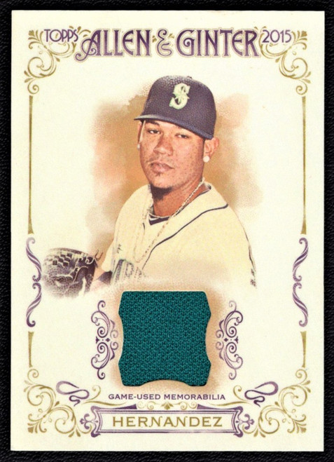 2015 Topps Allen & Ginter #FSRA-FH Felix Hernandez Game Used Jersey Relic