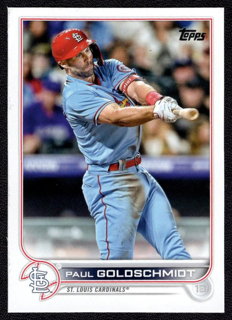 2022 Topps Series 2 #535 Paul Goldschmidt Advanced Stats Parallel 089/300