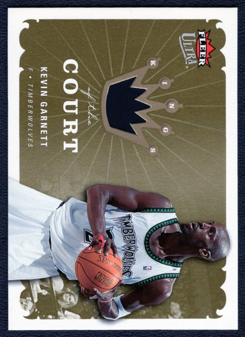 2006/07 Fleer Ultra #KK-KG Kevin Garnett King Of The Court Game Used Jersey Relic