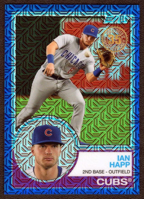 2018 Topps #29 Ian Happ Silver Pack Blue Refractor 006/150