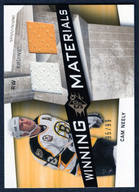 2008-09 Upper Deck SPX #WM-CN Cam Neely Winning Materials Game Used Jersey Relic 95/99