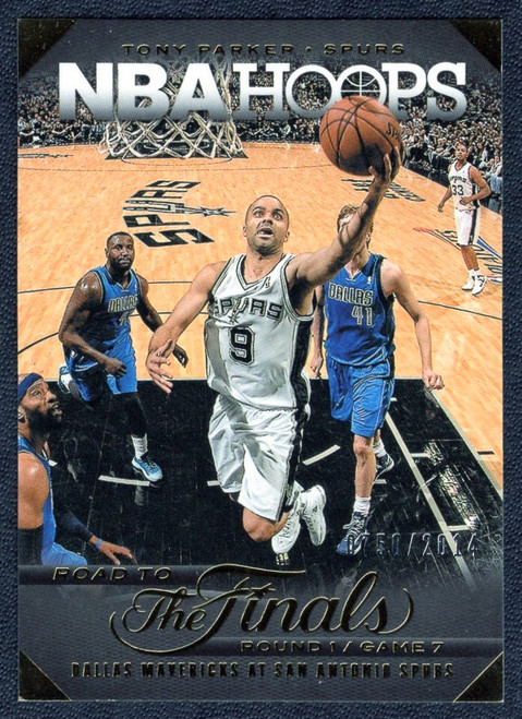 2014/15 Panini Hoops #44 Tony Parker Road To The Finals Parallel 0750/2014