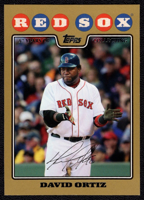 2007 Topps #UH216 David Ortiz Gold Parallel 0808/2007 - The Baseball Card  King, Inc.