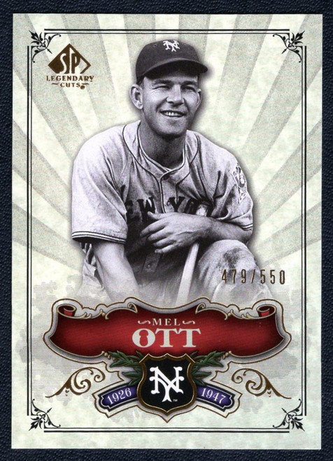 2006 Upper Deck SP Legendary Cuts #192 Mel Ott 479/550