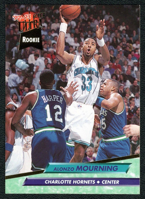 1992/93 Fleer Ultra #234 Alonzo Mourning Rookie