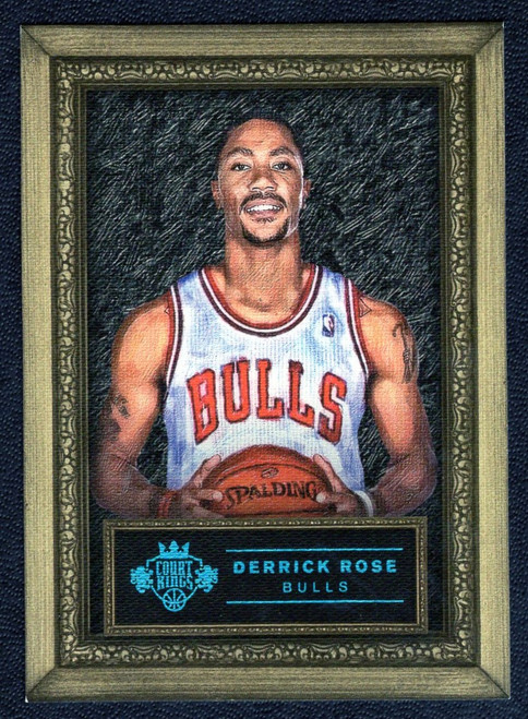 2014/15 Panini Court Kings #38 Derrick Rose Portraits Sapphire Parallel 12/25