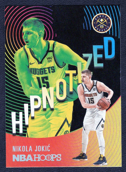 2020/21 Panini Hoops #8 Nikola Jokic Hypnotized Insert SP