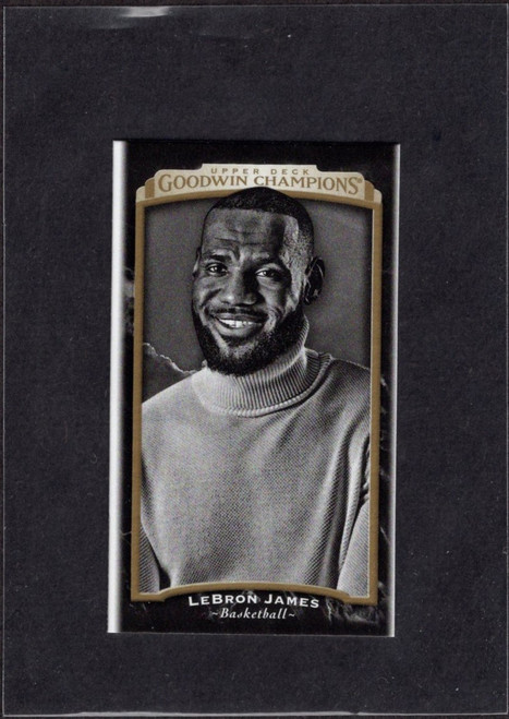 2017 Upper Deck Goodwin Champions #140 Lebron James Mini Black Border SSP