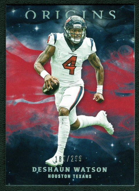 2019 Panini Origins #38 Deshaun Watson Red Parallel 189/299