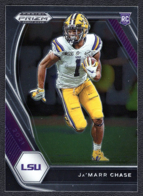 2021 Panini Prizm Draft Picks #112 Ja'Marr Chase Rookie