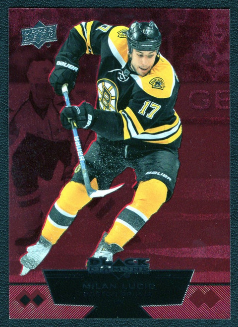 2012-13 Upper Deck Black Diamond #116 Milan Lucic Double Diamond Ruby Parallel 044/100