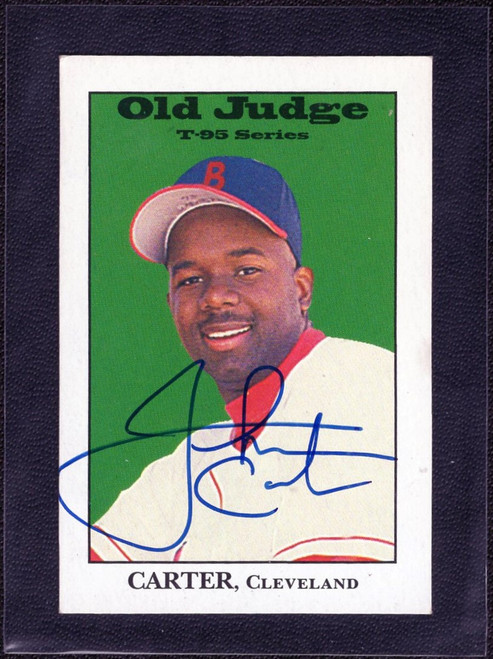 1995 Old Judge T-95 Series #9 John Carter Mini Autograph