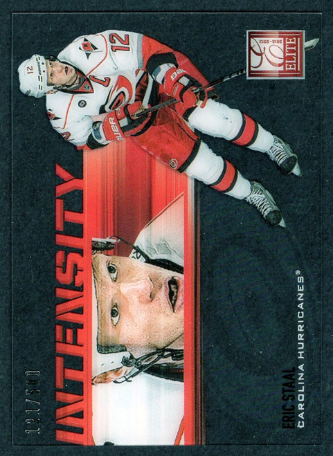 2012-13 Panini Rookie Anthology #I-24 Eric Staal Intensity Acetate Parallel 121/500