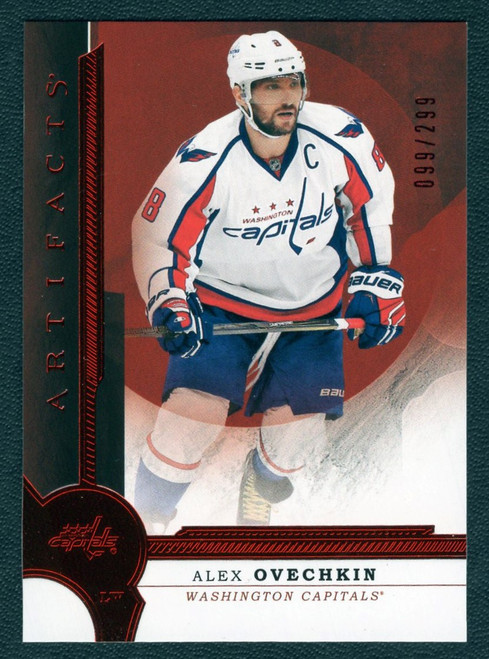 2016-17 Upper Deck Artifacts #105 Alex Ovechkin Red Parallel 099/299