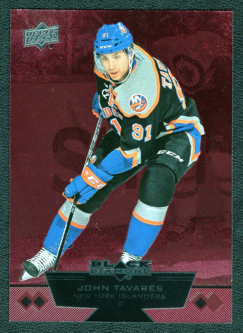 2012-13 Upper Deck Black Diamond #164 John Tavares Triple Diamond Ruby Parallel 039/100