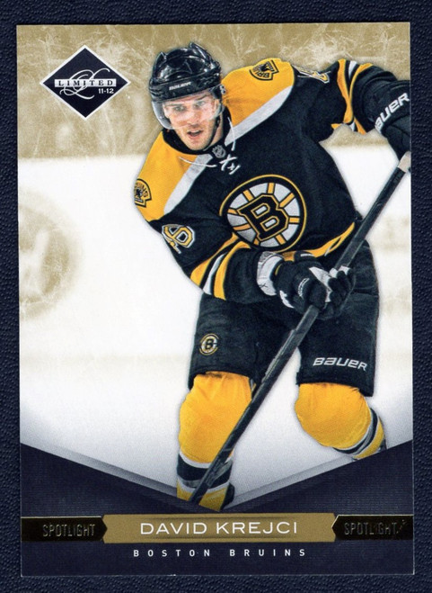 2011-12 Panini Limited #97 David Krejci Spotlight Gold Parallel 06/25