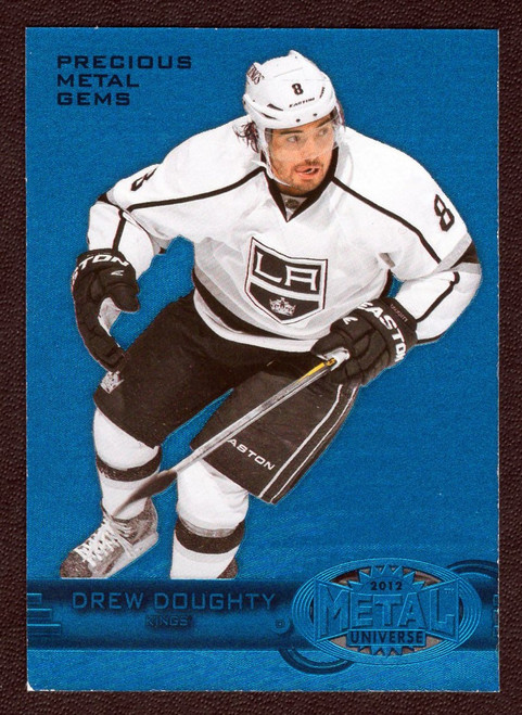 2012-13 Fleer Retro Skybox Metal Universe #47 Drew Doughty Blue Precious Metal Gems 43/50