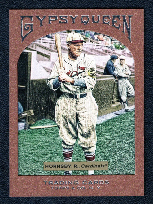 2011 Topps Gypsy Queen #70 Rogers Hornsby Framed Parallel 658/999