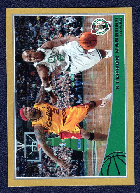 2009/10 Topps #22 Stephon Marbury Gold Parallel 1816/2009