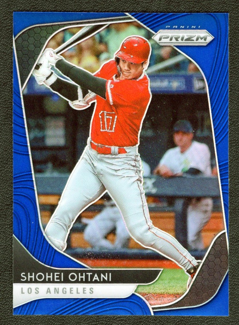 2020 Panini Prizm #162 Shohei Ohtani Blue Prizm