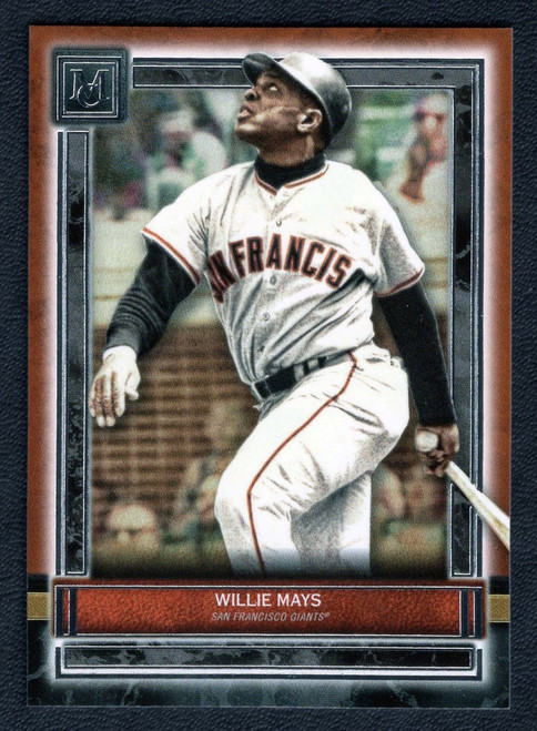 2020 Topps Museum #1 Willie Mays Copper Parallel