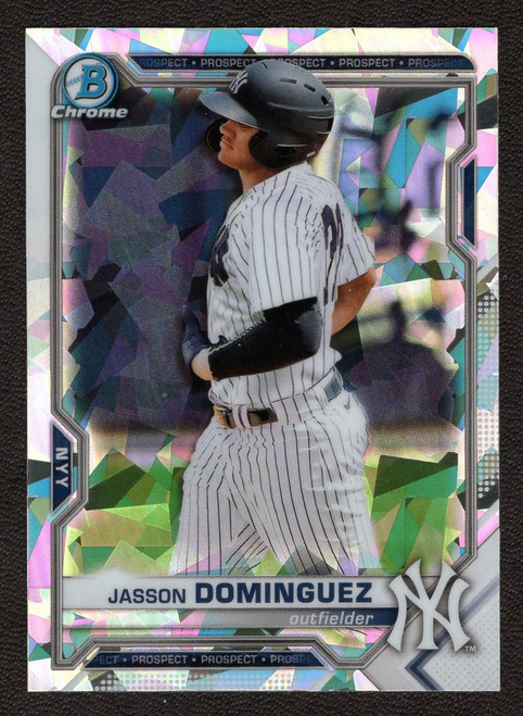 2021 Bowman Chrome #BCP-13 Jasson Dominguez Atomic Refractor