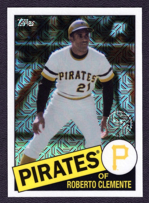 2020 Topps Series 2 #85TC-33 Roberto Clemente Chrome Silver Pack Refractor