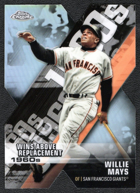 2020 Topps Chrome #DOD-7 Willie Mays Decade of Dominance Die-Cut