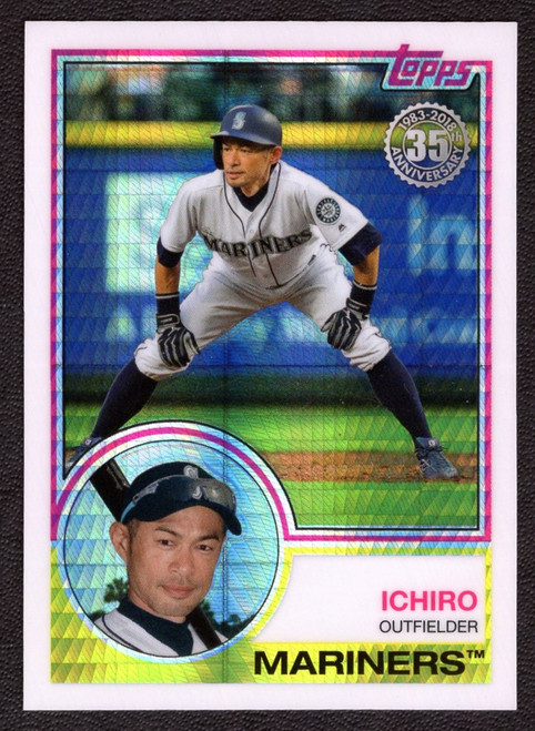2018 Topps #107 Ichiro Silver Pack Chrome Refractor