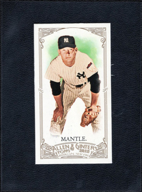 2012 Topps Allen & Ginter #7 Mickey Mantle Mini