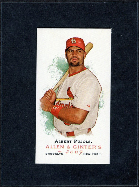 2007 Topps Allen & Ginter #50 Albert Pujols Mini