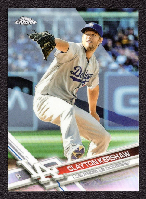 2017 Topps Chrome #25 Clayton Kershaw Refractor - The Baseball Card King,  Inc.