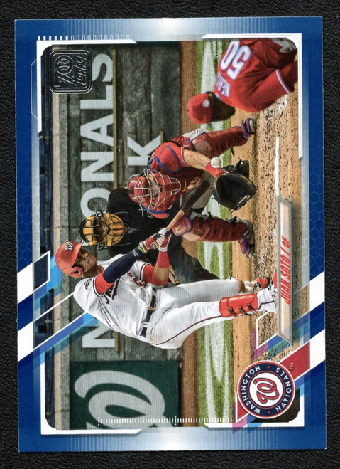 2021 Topps Series 1 #330 Juan Soto Blue Parallel