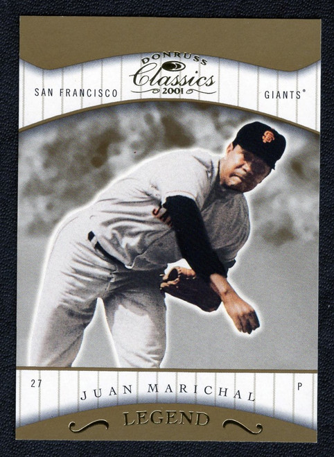 2001 Donruss Classics #189 Juan Marichal Legend 1097/1755