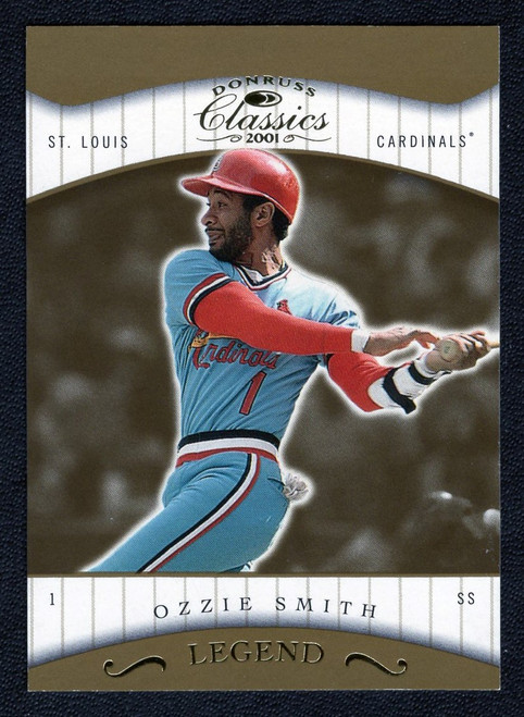 2001 Donruss Classics #197 Ozzie Smith Legend 0572/1755