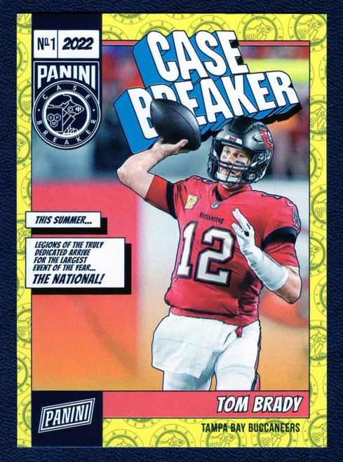 2022 Panini The National #CB1 Tom Brady Case Breaker 110/199