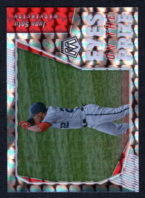 2021 Panini Mosaic #EOP6 Juan Soto Eye On The Prize Prizm