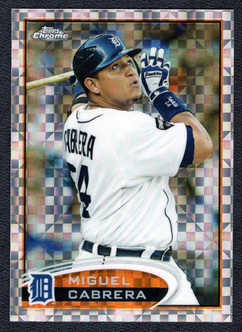 2012 Topps Chrome #130 Miguel Cabrera X-Fractor Refractor (#2)