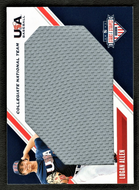 2020 Panini Stars & Stripes J-LA Logan Allen Jumbo Jersey Relic