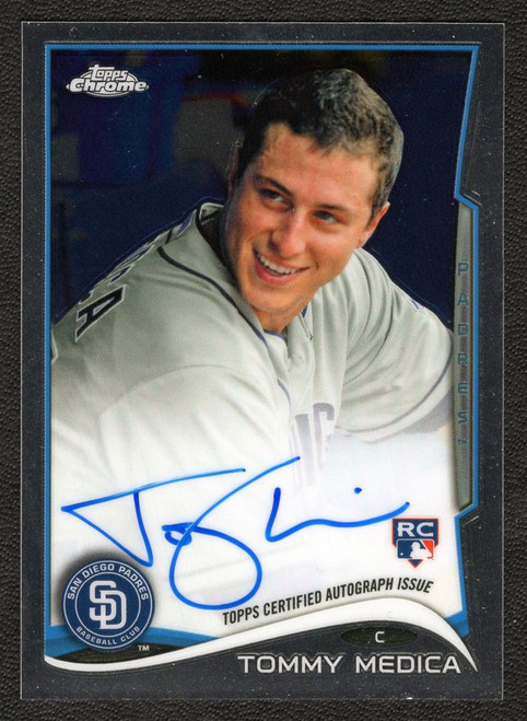 2014 Topps Chrome #198 Tommy Medica Rookie Autograph