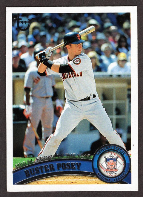 2011 Topps Series 1 #282 Buster Posey Throwback Parallel