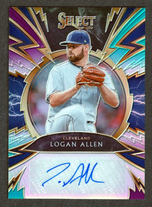 2020 Panini Select #SS-LA Logan Allen Tri Color Prizm Rookie Autograph 02/49