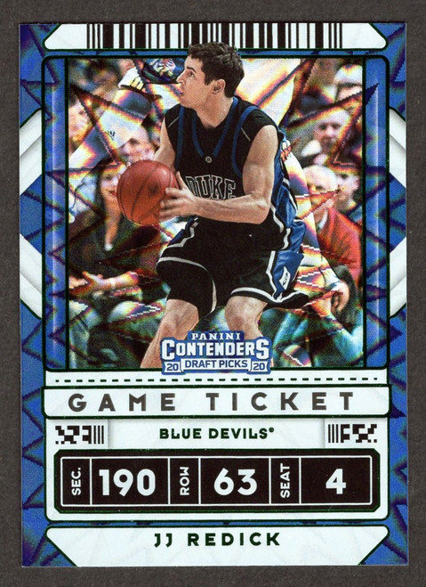 2020 Panini Contenders Draft Picks #50 JJ Redick Green Explosion Parallel