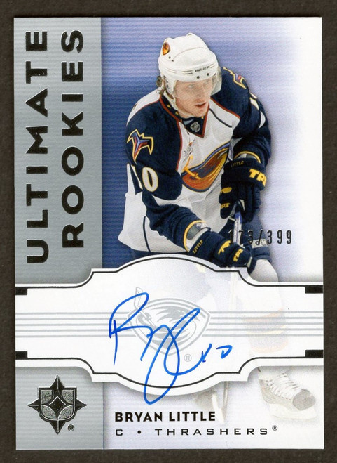 2007-08 Upper Deck Ultimate Collection #127 Bryan Little Ultimate Rookies Autograph 173/399