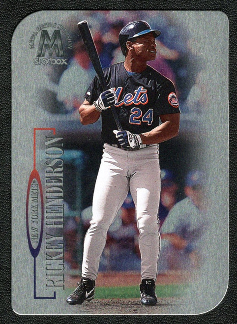 1999 Skybox Molten Metal #93 Rickey Henderson Supernatural Xplosion