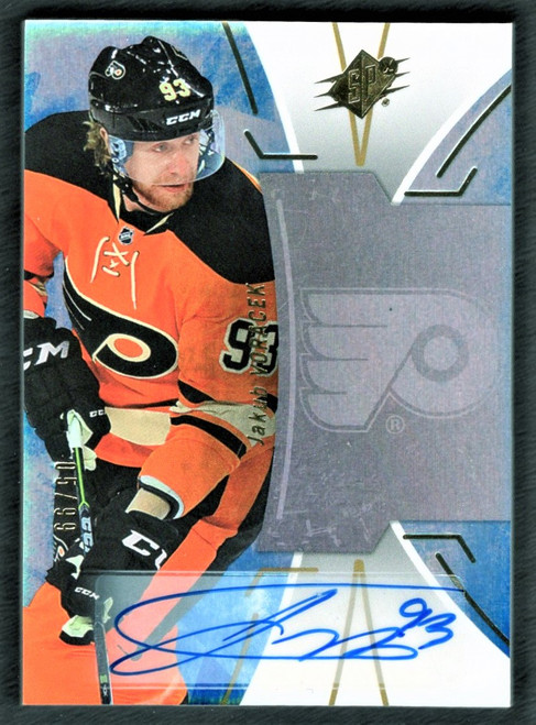 2016-17 Upper Deck SPX #33 Jakub Voracek Autograph 05/99