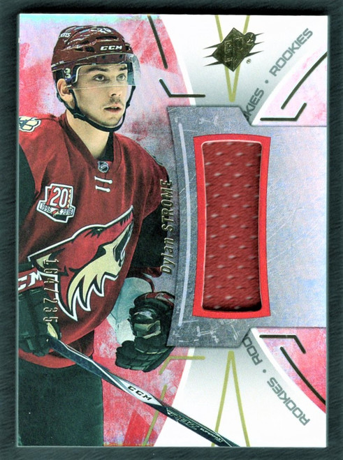 2016-17 Upper Deck SPX #R-DS Dylan Strome Rookie Jersey Relic 164/235