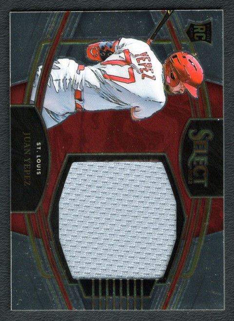 2022 Panini Select #HRJS-JY Juan Yepez Rookie Jersey Relic