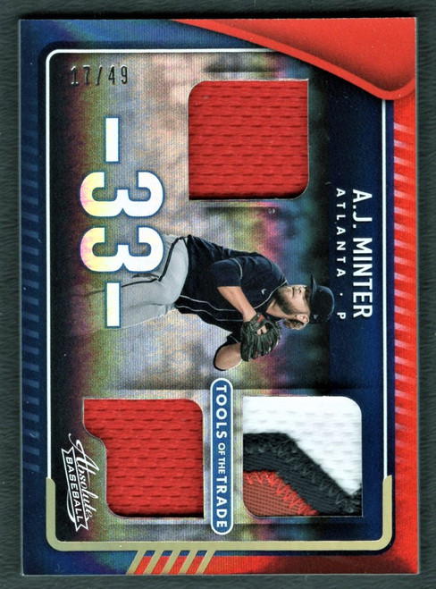 2022 Panini Immaculate #92 Dansby Swanson Jersey Relic 46/49 - The