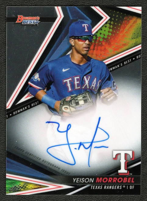 2022 Bowman's Best #B22-YM Yeison Morrobel Prospect Autograph